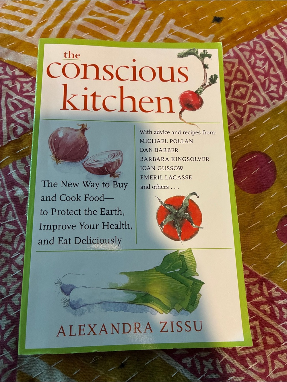 3/$10 The Conscious Kitchen by Alexandra Zissu - White/Green Cover